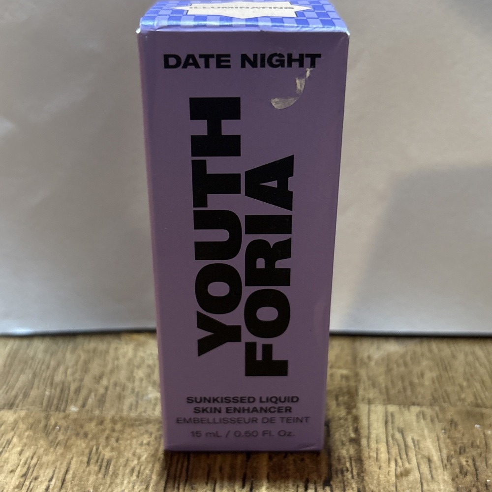 NIB Youthforia Date Night Sunkissed Liquid Skin Enhancer Illuminating .50FL Oz